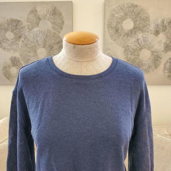 INC Embellished-Sleeve Sweatshirt size Medium - NEW - Picture 3 of 12